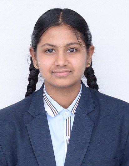 S. Indu Sri — 1st in town, 595 out of 600